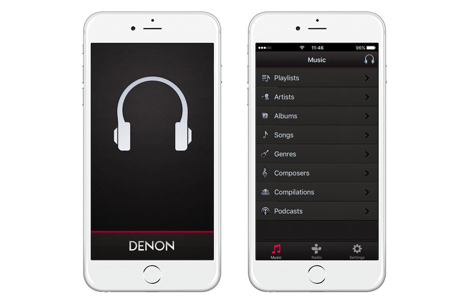 Slúchadlá Denon AH-GC30 čierna Slúchadlá Denon AH-GC30 čierna