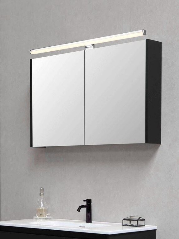 Nástenné svietidlo TRIO Lino, 60 cm - chróm