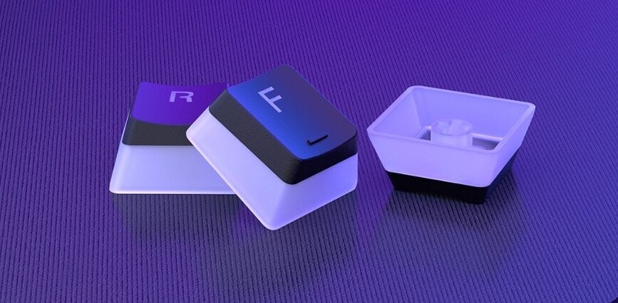 Klávesnica ENDORFY Thock TKL Wireless Red Pudding, US layout čierna Klávesnica ENDORFY Thock TKL Wireless Red Pudding, US layout čierna