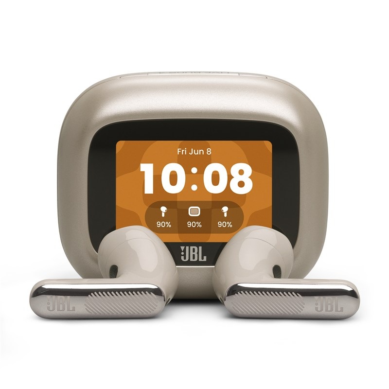 TWS slúchadlá JBL Live Flex4, farba šampanského