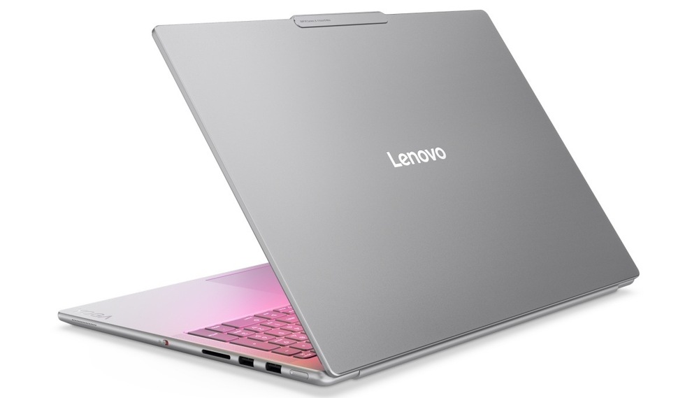 Notebook Lenovo Yoga Pro 9 16IAH10 sivý V podaní Lenovo Yoga Pro 9 16IAH10 je na najvyššej úrovni aj konektivita