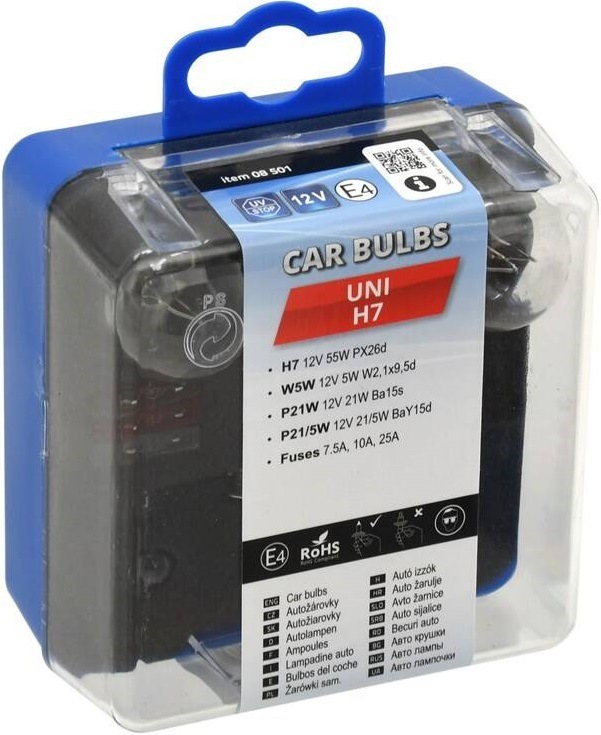 Autožiarovka Compass 08501 servisní box H7 Autožárovky Compass