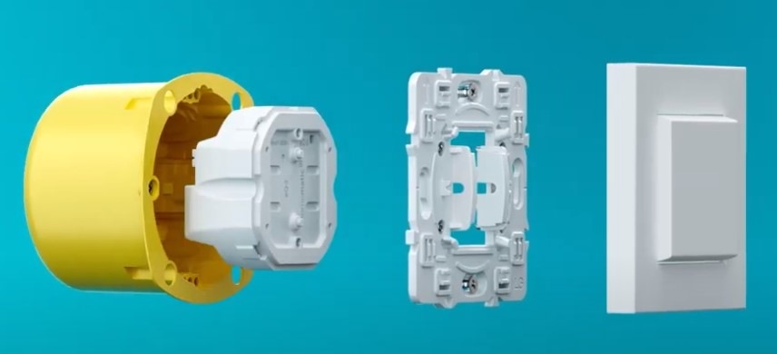Spínač Homematic IP s meraním - 6A, zápustná montáž