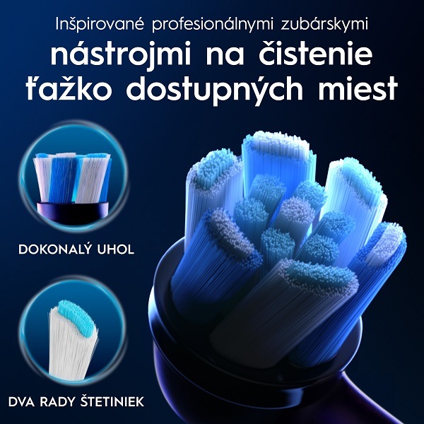 Náhradné hlavice Oral-B iO Ultimate Clean Black (4 ks) čierna Náhradné hlavice Oral-B iO Ultimate Clean Black (4 ks) čierna