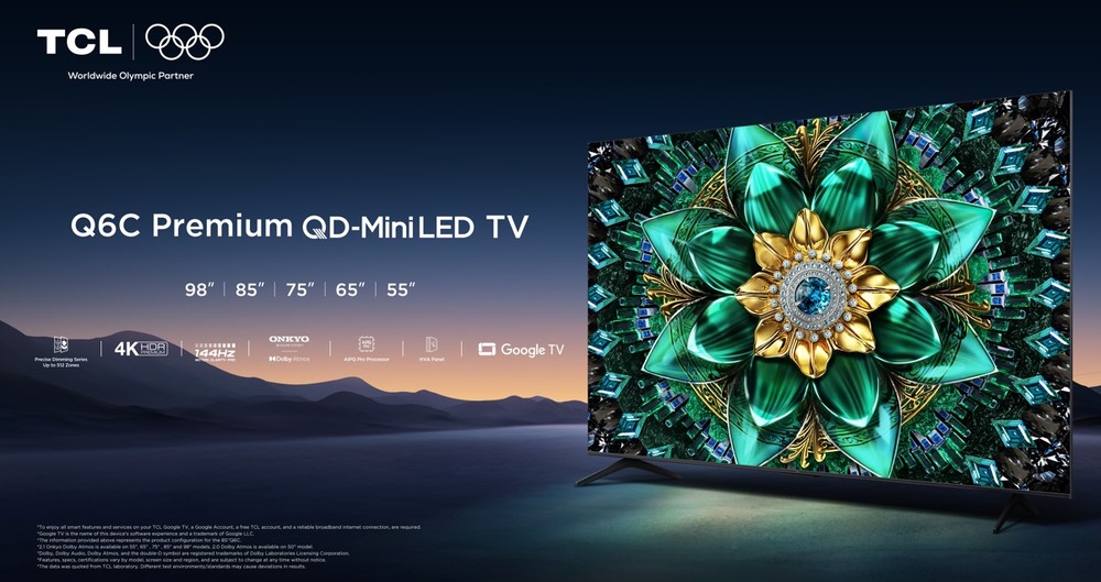 Televízor TCL 75Q6C Televízia TCL 65Q6C