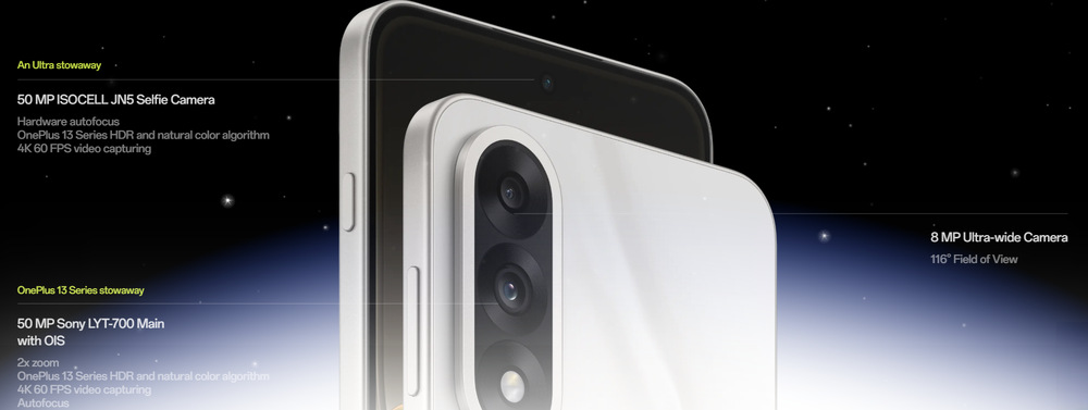 Mobilný telefón OnePlus Nord 5 5G 12 GB / 512 GB modrý Mobilný telefón OnePlus Nord 5 5G 12 GB / 512 GB modrý