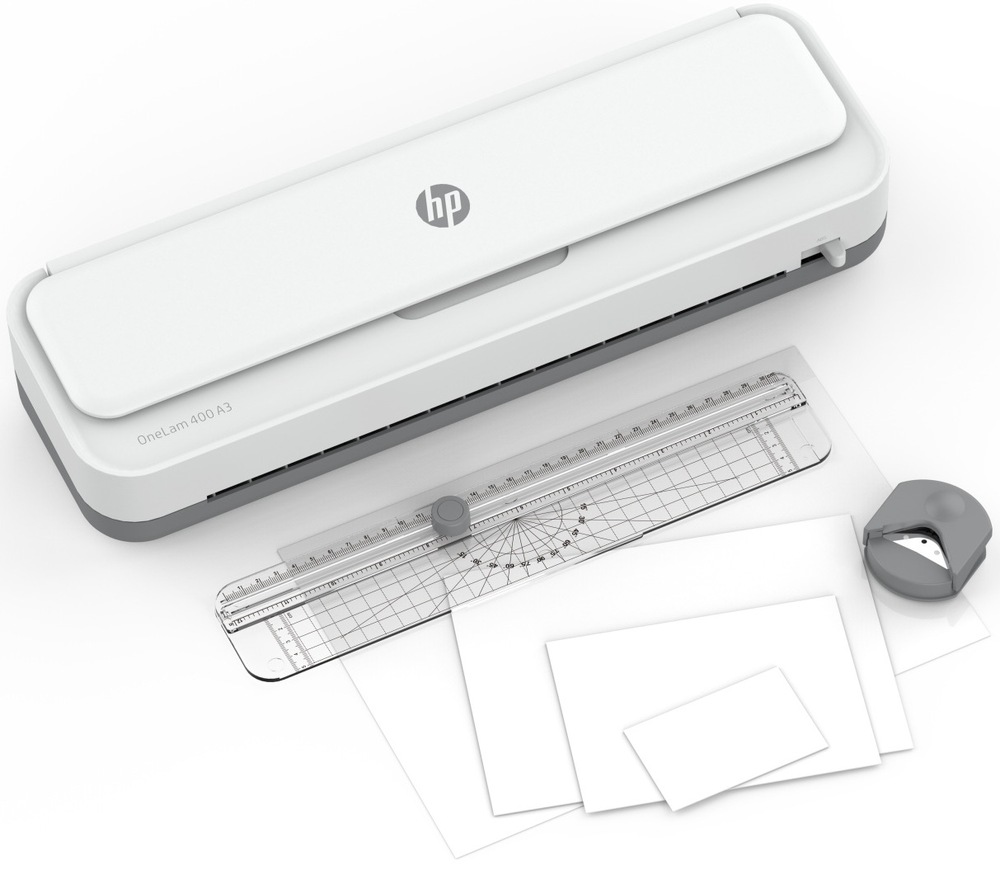 Súčasťou balenia laminátora HP OneLam 400 je praktické príslušenstvo