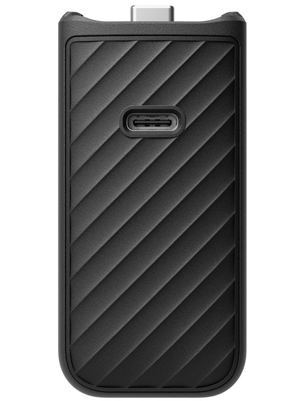 Batériový grip DJI Osmo Pocket 4 Battery Handle, čierna farba.