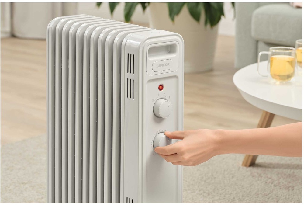 Radiátor Sencor disponuje 11 vykurovacími článkami