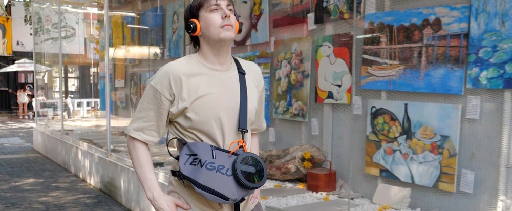 Discman MUSE M-920 DMO má odolný pogumovaný povrch