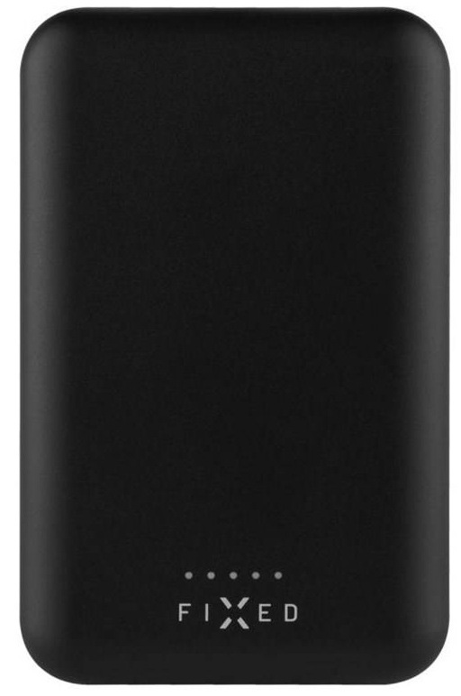 Powerbank FIXED MagZen s bezdrôtovým nabíjaním a podporou Magsafe, 6 000 mAh - čierna