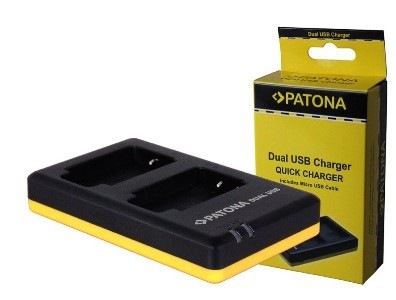 Nabíjačka PATONA Dual Quick Olympus Li-90B USB