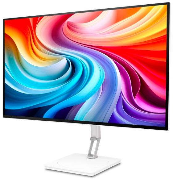 Monitor Acer CE270U X 26,5" z pravého predného pohľadu s tenkými rámčekmi displeja