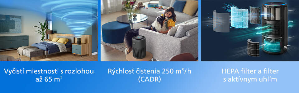 Čistička vzduchu Philips 900 Series AC0951/13 sivá