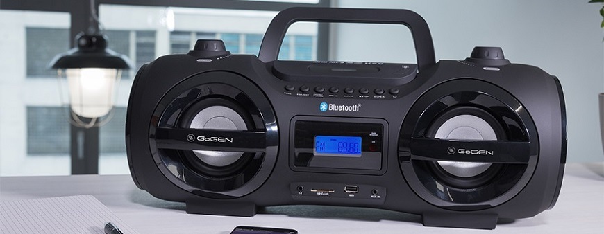 Rádioprijímač s CD GoGEN CDM425SUBT čierny/strieborný