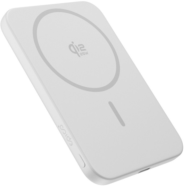 Powerbanka Epico UltraPack Qi2 25 W Slim 5 000 mAh hliníková Mag+ EM55 strieborná s Qi2 nabíjaním