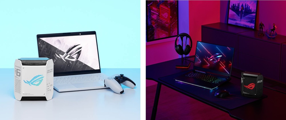 Kompletný Wi-Fi systém Asus ROG Rapture GT6 (2-pack) čierny ASUS ROG Rapture GT6