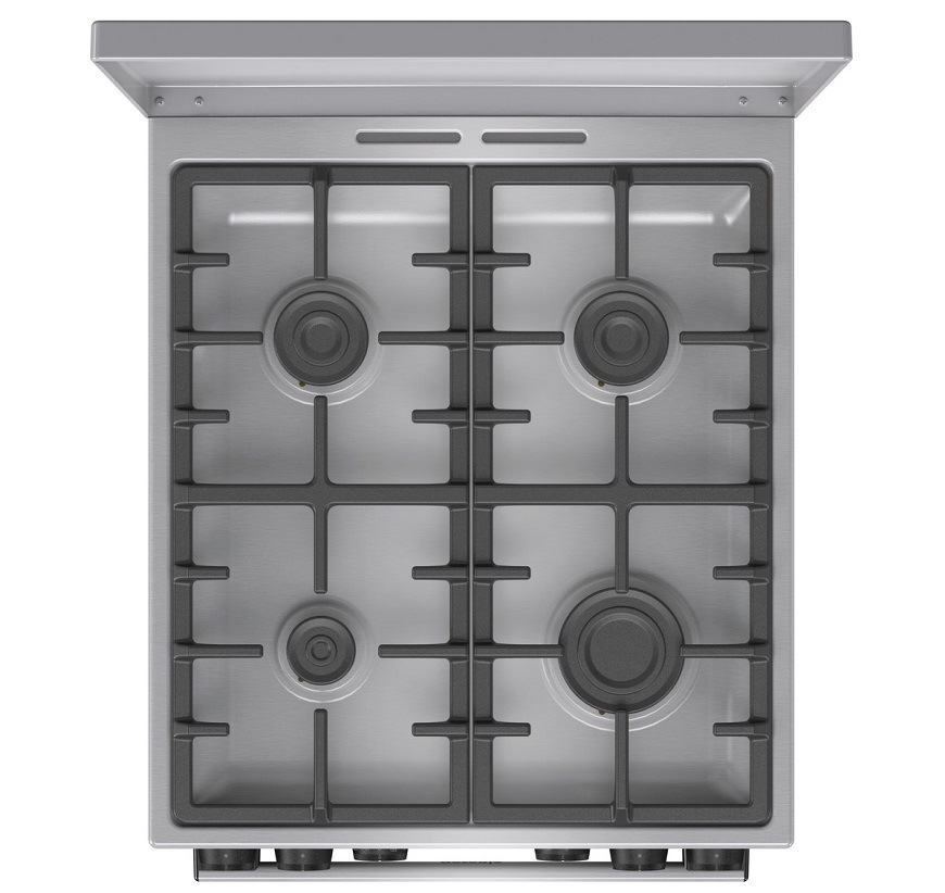Kombinovaný sporák Gorenje G600 GKS6C71XF nerez Sporák Gorenje GKS6C71XF, nerezová, BigSurface