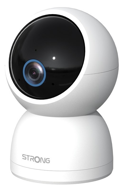 IP kamera Strong SHC05IR0-W, vnútorný, 2880×1620, IR prísvit, 360° otáčanie, mikrofón, Wi-Fi, USB-C, micro SD biela