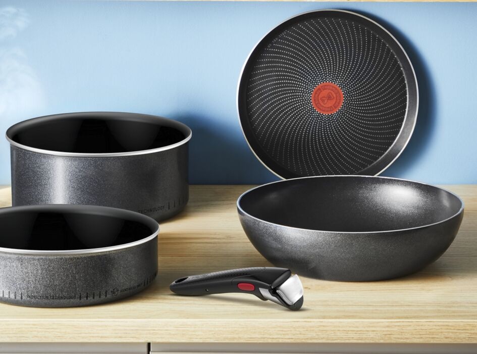 Súprava riadu Tefal L7239223 So'Light Ingenio s odnímateľnou rukoväťou