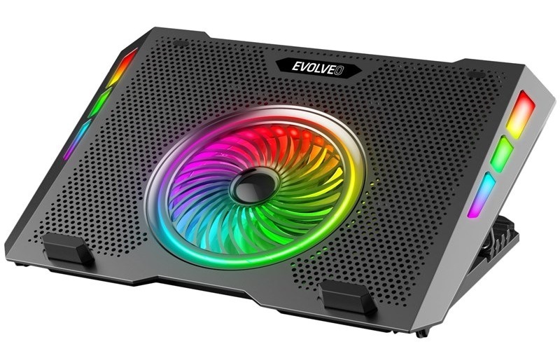 Chladiaca podložka pre NTB Evolveo Ania 16 RGB na 17" čierna