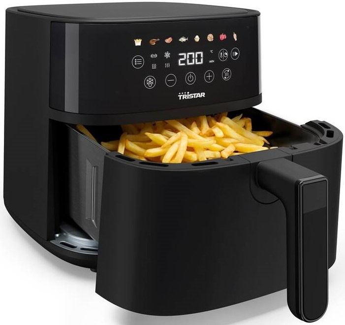 Fritéza teplovzdušná Tristar FR-9060, 6 l čierna