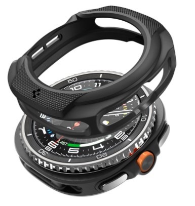 Ochranné puzdro Spigen Liquid Air na Samsung Galaxy Watch 8 Classic (46mm) čierny