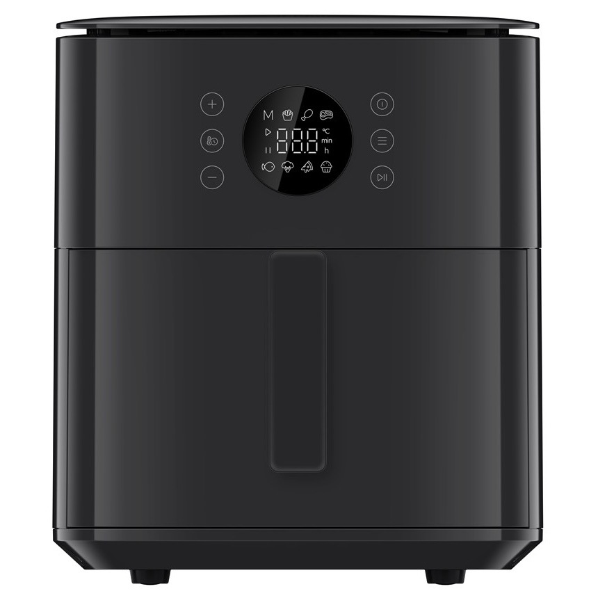 Fritéza teplovzdušná Xiaomi Air Fryer 6,5 l Black MAF-W6501 čierna Teplovzdušná fritéza z čelného pohľadu