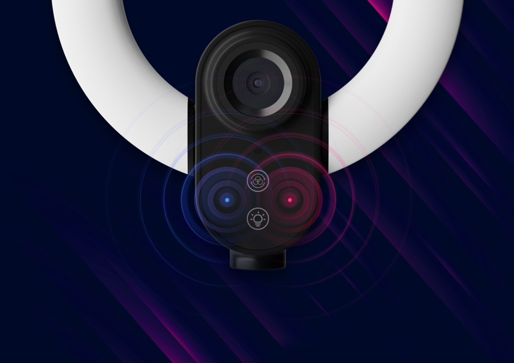 Webkamera Lorgar Circulus 910 pre Streaming čierna Webkamera Lorgar Circulus 910 detail kamery RGB