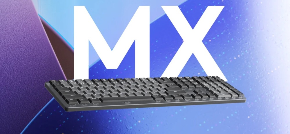 Klávesnica Logitech MX Mechanical Mini, Clicky, US - graphite Logitech MX Mechanical