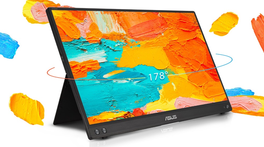 Monitor Asus ZenScreen MB16ACV čierny Monitor Asus ZenScreen MB16ACV čierny