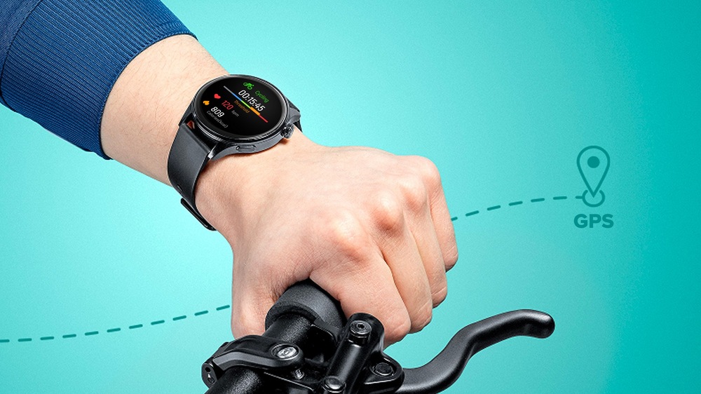 Inteligentné hodinky Niceboy Pixel 5 Pro čierne Vstavaná GPS a 130 športových režimov sledujú trasu výkon aj aktivitu bez nutnosti nosiť telefón