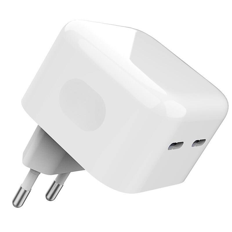Nabíjačka do siete WG 2x USB-C 35W biela
