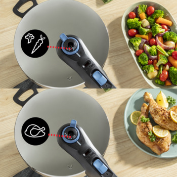 Tlakový hrniec Tefal Secure Trendy P2580701, 6 l nerez Tlakový hrniec Tefal Secure Trendy P2580701, 6 l nerez