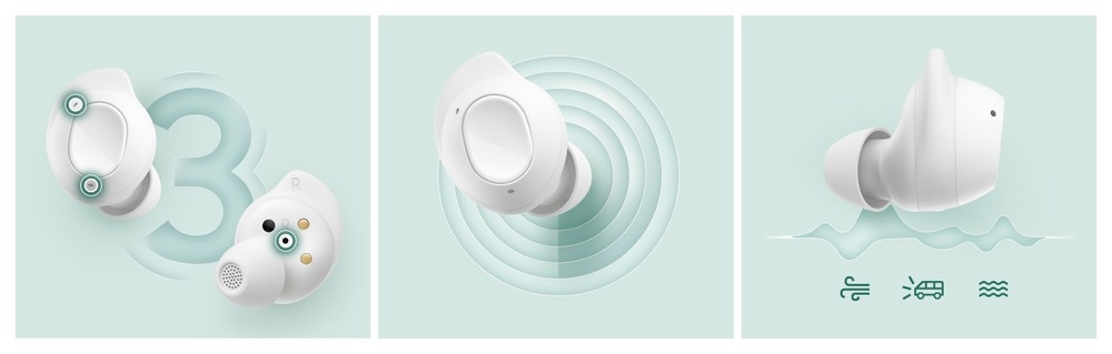 Slúchadlá Samsung Galaxy Buds FE grafitová farba Slúchadlá Samsung Galaxy Buds FE grafitová farba