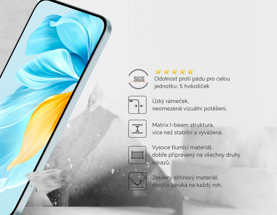 Mobilný telefón HONOR 200 Lite 5G 8 GB / 256 GB modrý