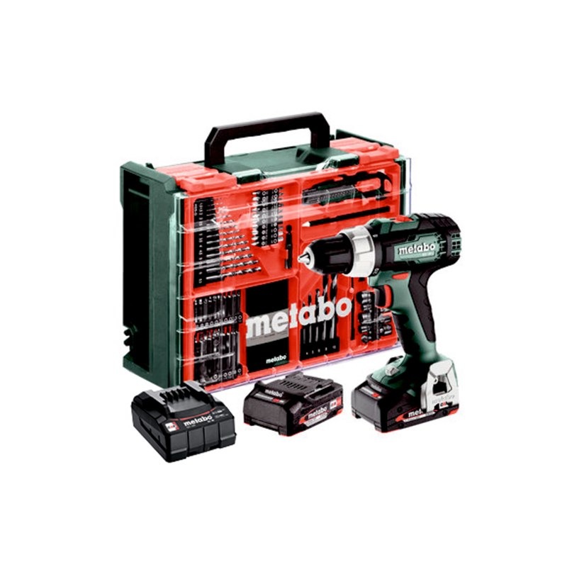 Vŕtací skrutkovač Metabo BS 18 L MD Set (s batériou)