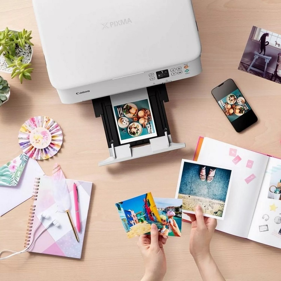 Tlačiareň multifunkčná Canon PIXMA TS5351i biela