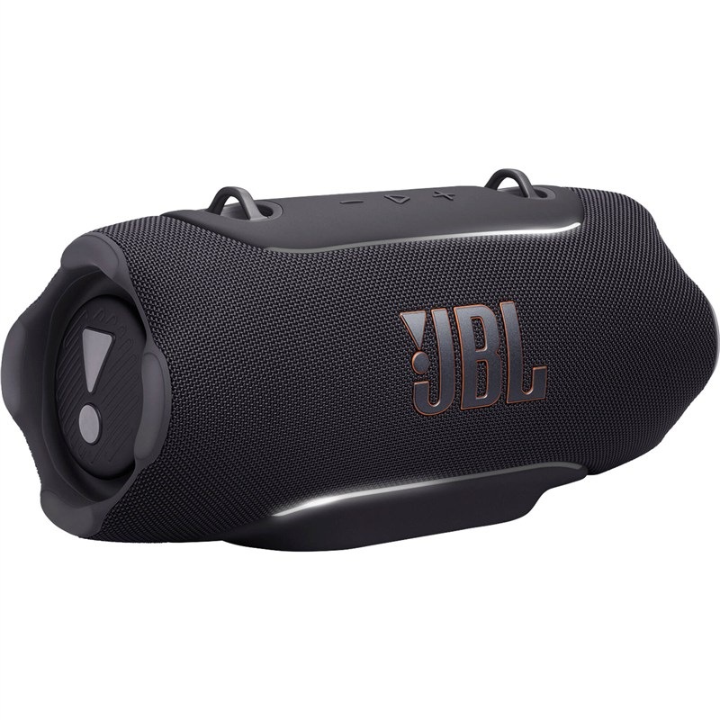 Prenosný reproduktor JBL Xtreme 5 v čiernej farbe.