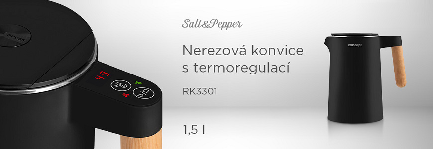 Rýchlovarná kanvica Concept RK3301 čierna