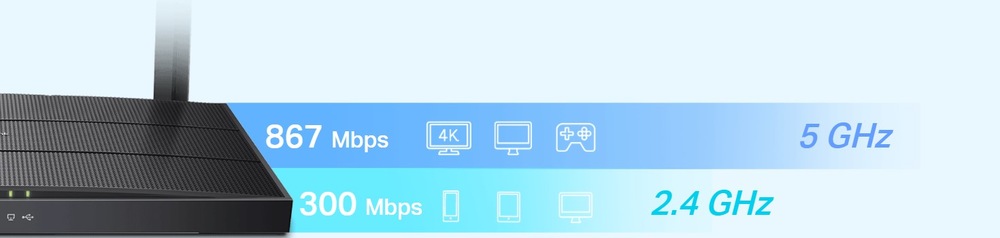 Modem TP-Link Archer VR400 čierny Modem TP-Link Archer VR400 čierny