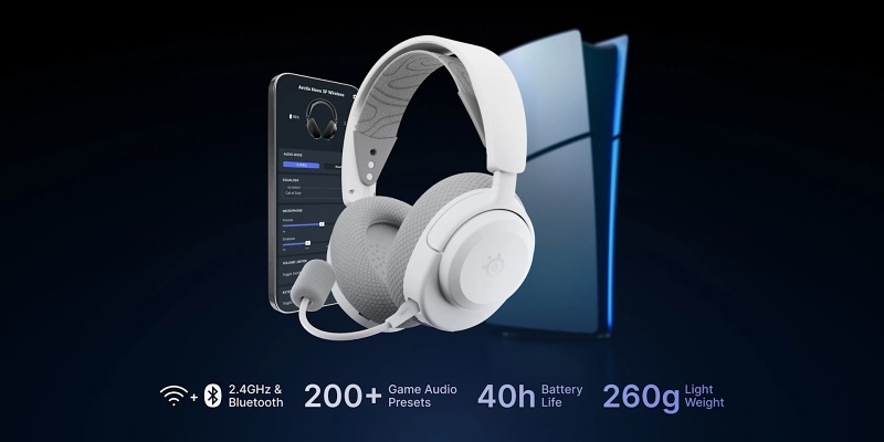 Headset SteelSeries Arctis Nova 3PW biely Headset SteelSeries Arctis Nova 3PW biely