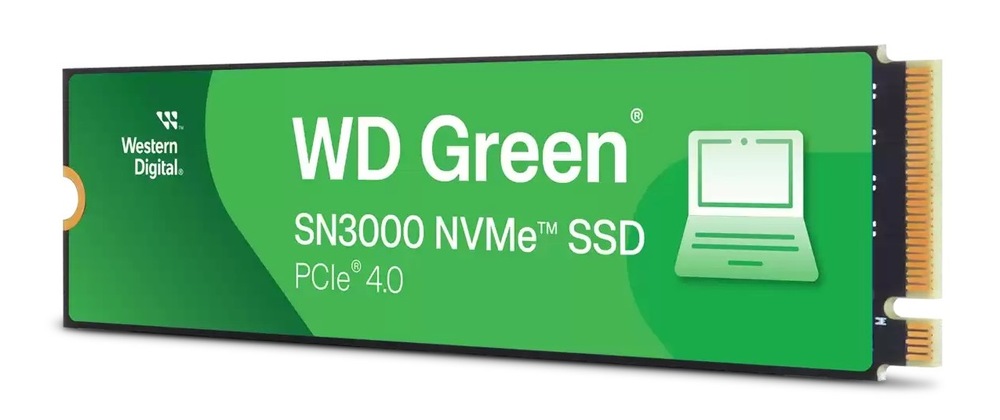 SSD SANDISK WD Green SN3000 2TB, PCIe Gen4 powered by SANDISK
