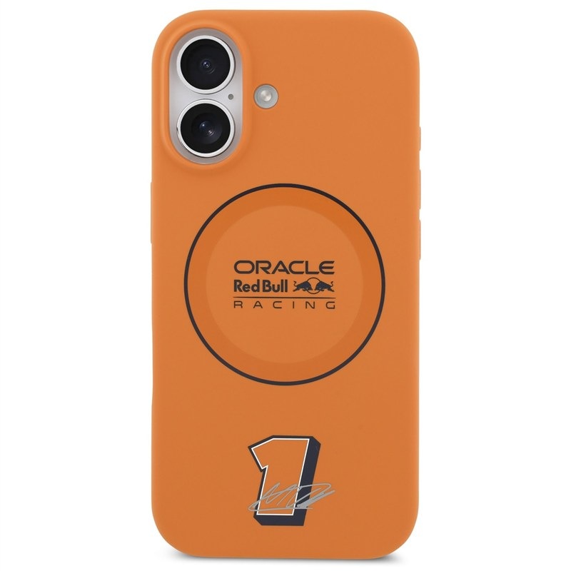 Kryt na mobilný telefón Red Bull Silicone Blue Ring MagSafe na Apple iPhone 17, oranžová