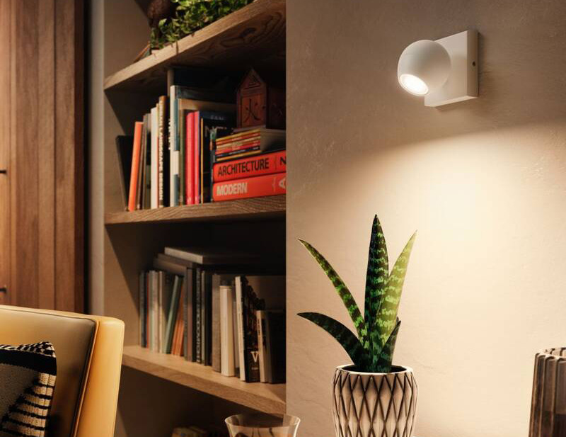 Bodové svietidlo Philips Hue Buckram White Ambiance Spot biele