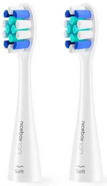 Náhradné hlavice Niceboy ION Sonic Lite Soft white (2 ks)
