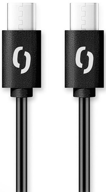 Kábel Aligator Power 100W, USB-C/USB-C, 5A, 2,5m - čierny