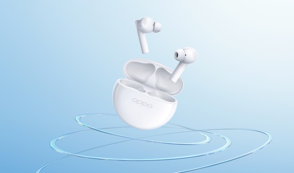 Slúchadlá Oppo ENCO BUDS2 MOON biela Slúchadlá Oppo ENCO BUDS2 MOON biela