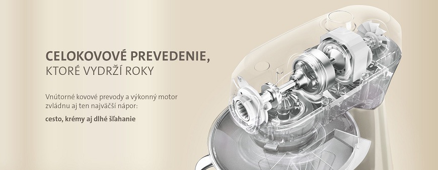 Kuchynský robot ETA Gratus STORIO II 2043 90010 béžový Kuchynský robot ETA Storio II 2043 90010, planetárny systém miešania