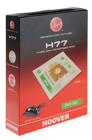 Vrecká pre vysávače Hoover Space Explorer H77 (4 ks) papierové vrecko hoover h77 balenie krabice